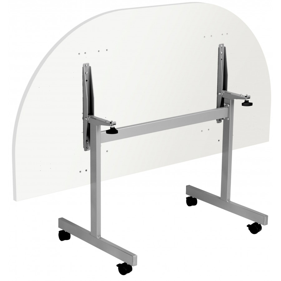 Olton 1600mm Wide D-End Flip Top Table